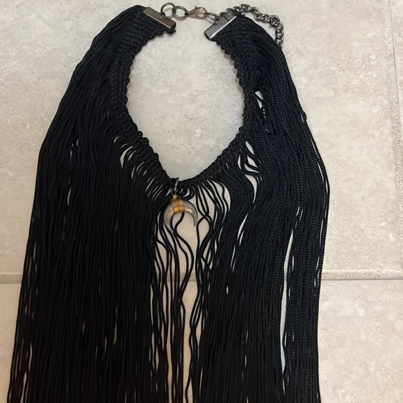Fringe choker necklace - Picture 2 of 2